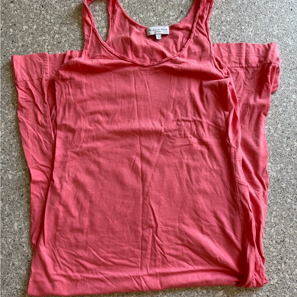 Michael Stars Coral Tank Maxi Dress Small